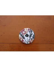 Miroir de poche "Fleur"