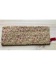 Support de cartes à jouer "Fleurs/Jaune".