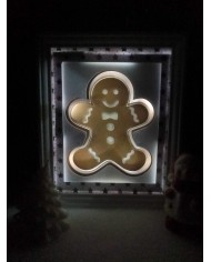 Cadre lumineux p'tit pain d'épices