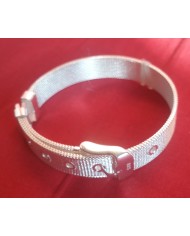 bracelet ceinture argent