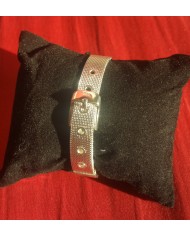 bracelet ceinture argent
