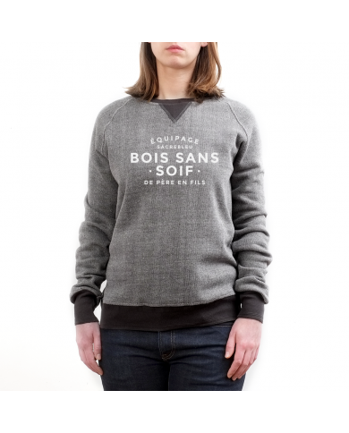 SWEAT "BOIS SANS SOIF" ANTHRACITE