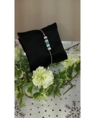 Bracelet "tube" - tissé main perles Miyuki