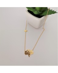 Collier acier - ARBRE DE VIE