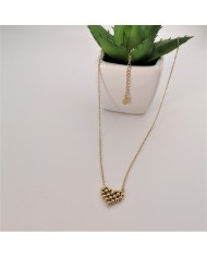 Collier acier - COEUR