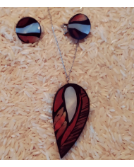 Parure corail et nacre