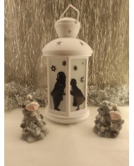 Lanterne blanche de Noël