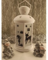 Lanterne blanche de Noël