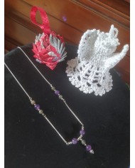 Collier Améthyste et Labradorite