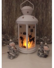 Lanterne blanche de Noël