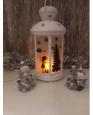 Lanterne blanche de Noël