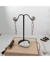 Boucles d'oreilles à CLIPS - MAILLE