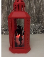 Petite lanterne rouge de Noël