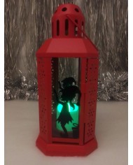 Petite lanterne rouge de Noël