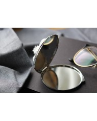 miroir de poche "Silence"