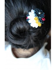 véritable pique à cheveux japonaise "Maiko" rose