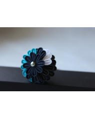 véritable pique à cheveux japonaise "Maiko" bleu