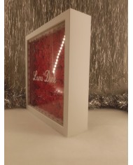 Cadre roses rouges personnalisable