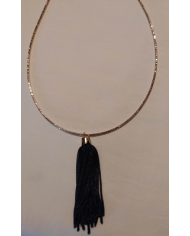 Collier sur câble plaqués or 