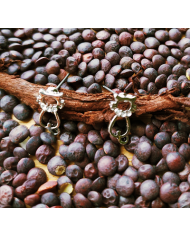 Boucles d’oreilles clous chat argent