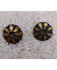 Boucles d'oreilles en porcelaine