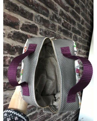 Trousse de toilette ou à maquillage fait main