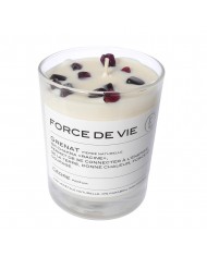 Bougie Grenat rouge parfum Cèdre rouge 