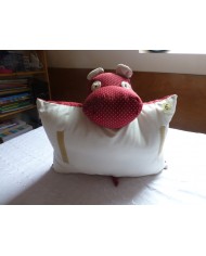 coussin hippopotame