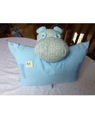 coussin hippopotame