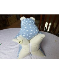 coussin hippopotame