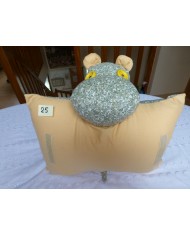 coussin hippopotame