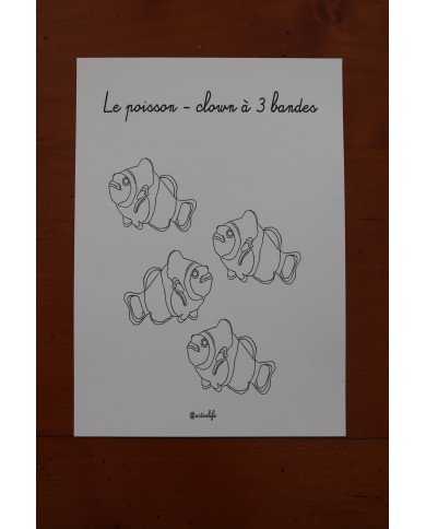 Feuilles de coloriage "Animaux marins"