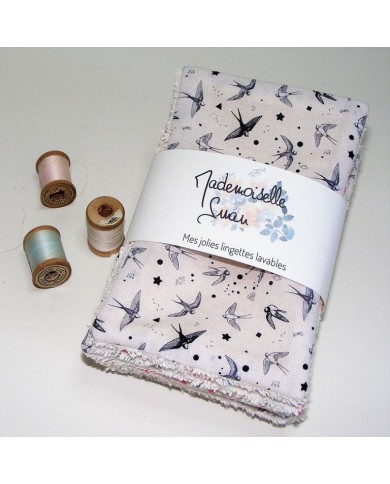 Lingettes lavables, Camille & Vanessa