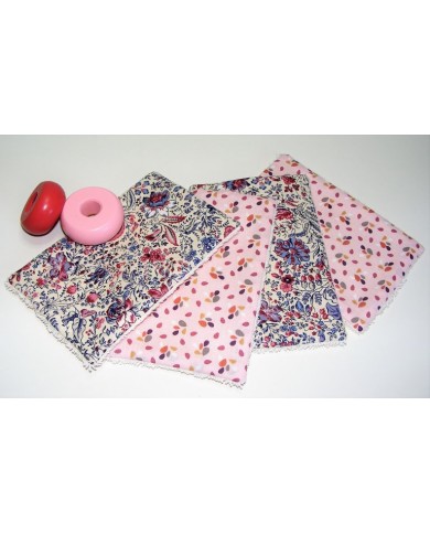 Lingettes lavables, Romane & Jade