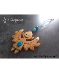 Bois d'if + turquoise