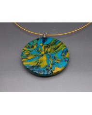 PENDENTIF TURQUOISE ECLAT DE SOLEIL