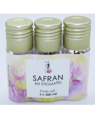 3 Tubes de safran en filaments 300mg 3 Tubes de safran en filaments 300mg