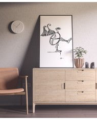 Affiche A3 - en marche vers la vie