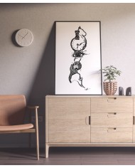 Affiche A3 le temps qui passe