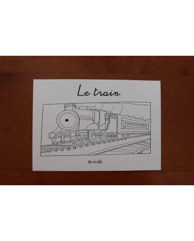 Feuilles de coloriage "Moyens de transport"