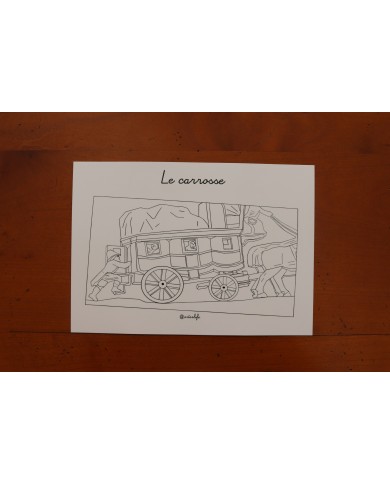 Feuilles de coloriage "Moyens de transport"