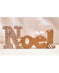Silhouette "Noël" En Bois (Modèle Médium)