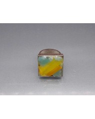 BAGUE EN PATE DEVERRE MOSAÏQUE