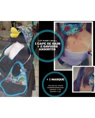 LOT "MERE VEILLEUSE" VERSION PUNKY SKULL