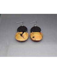 BOUCLE D'OREILLE ETOILE DANS LA NUIT