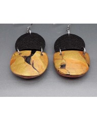 BOUCLE D'OREILLE ETOILE DANS LA NUIT