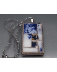 Pendentif mosaïque terre cuite