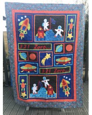 Patchwork "De la terre à la lune"