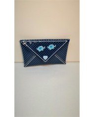 Pochette en Vinyl Laqué Perforé - Kids