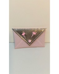 Pochette en Vinyl Laqué Perforé - Kids